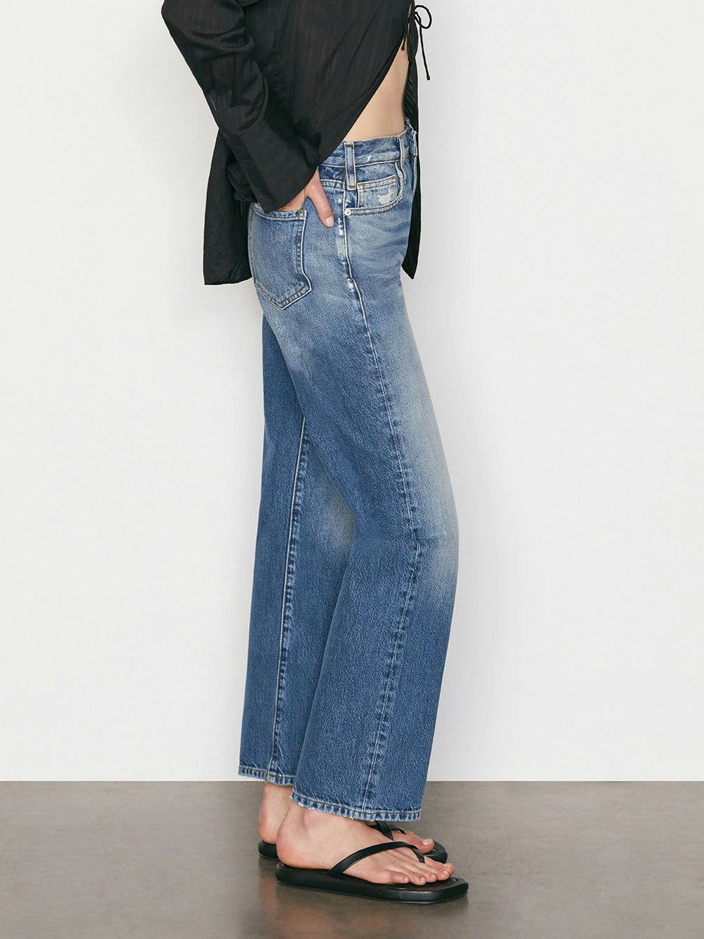 jeans side view